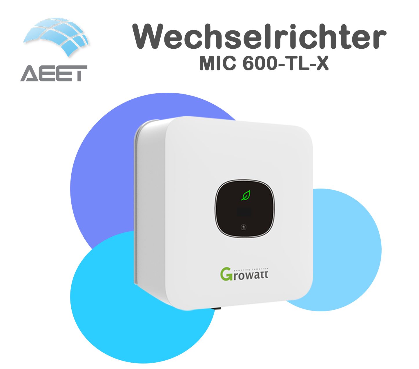 Wechselrichter Growatt MIC 600TL-X - 06TL-X - Micro Wechselrichter Growatt MIC 600TL-X - 06TL-X - Micro
